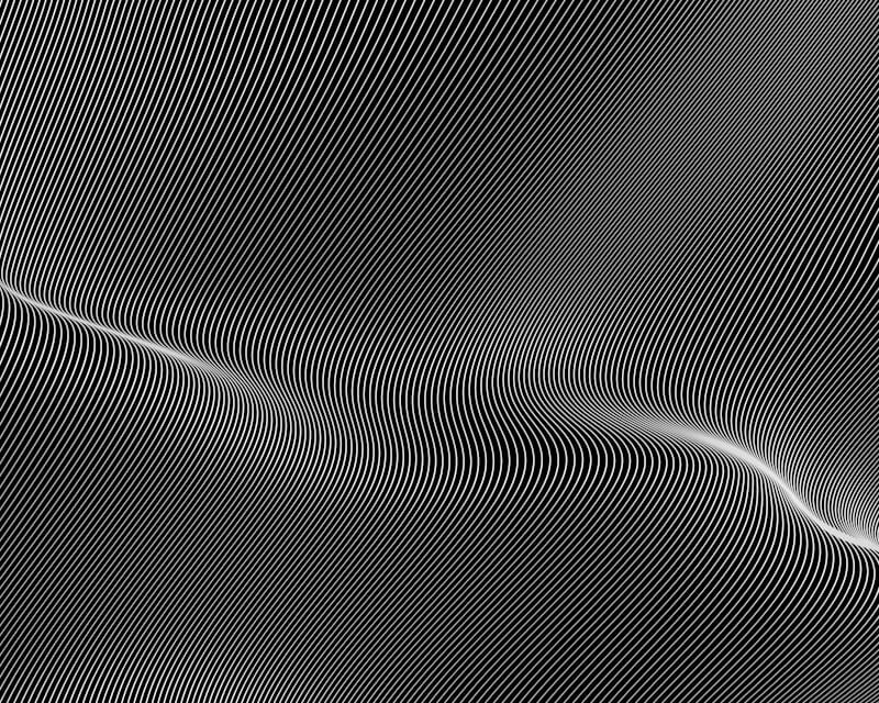 A wavy metallic pattern with many small lines.